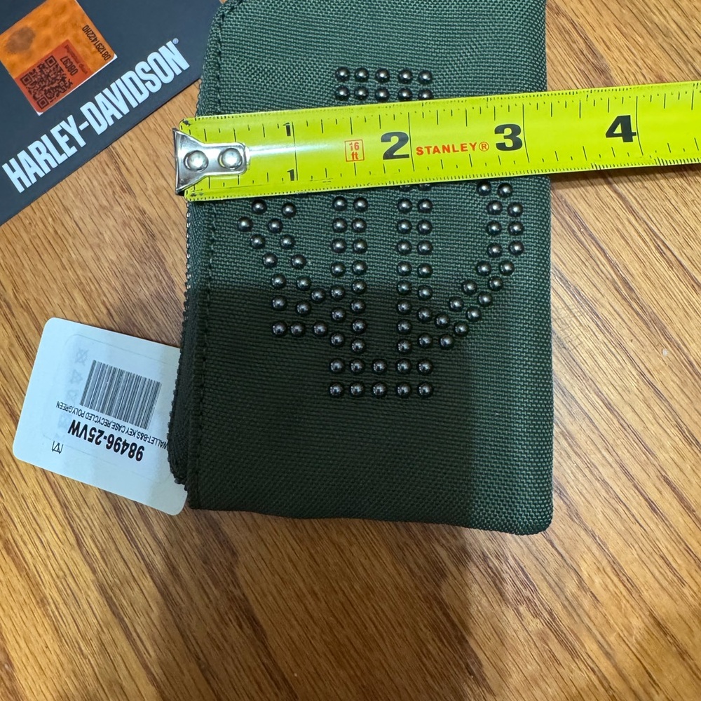 Harley-Davidson Olive Studded Pouch